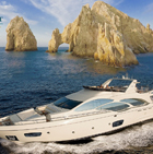 Sunset yacht charter in Los Cabos